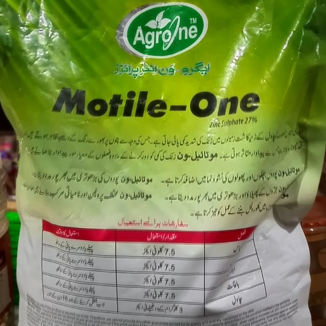 موٹیل ون زنک 27فیصد